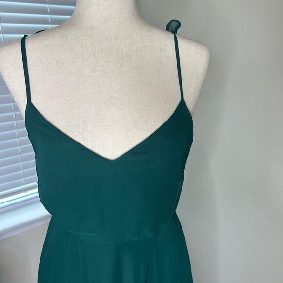 Birdy Grey Gown Size Small Hunter Green Prom Bridal - Picture 2 of 12